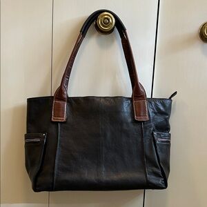 Nino Bossi Genuine Leather tote purse